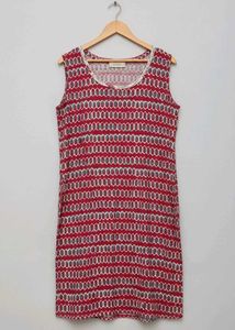 Patterned Sleeveless kurti