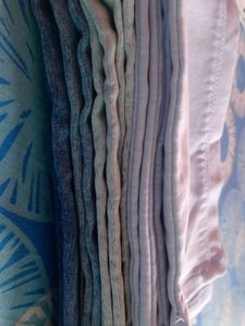 Denim Leg Sleeves Pant
