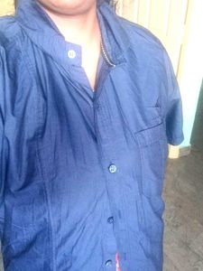 Blue Formal Half Selve Shirt