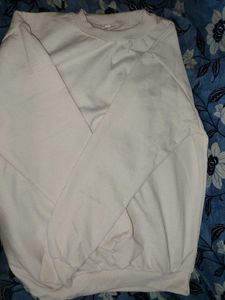 White Long Sleeve Sweatshirt