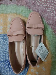 Allen Solly Nude Pink Loafers