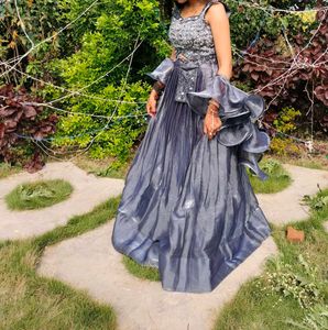 Pretty Grey Lehenga