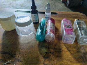 Empty Skincare Bottles