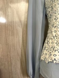Korean Embellished Collar Layered Top✨🌷