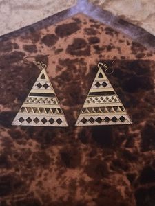 Triangle Geometric Earrings