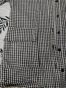 Gingham Tie-Front Top