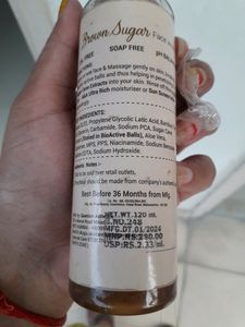 Dermalogical Brown Sugar Face Wash Nd Sunscrean