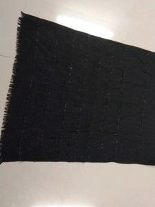 Black Embellished Scarf