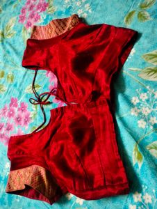 Chanderi Saree With Blouse And Petticoat..