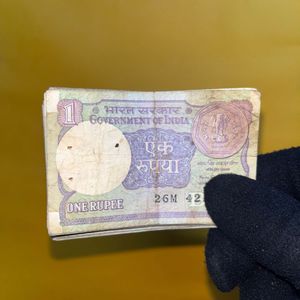 Rare One Rupee Notes -  44 Pack