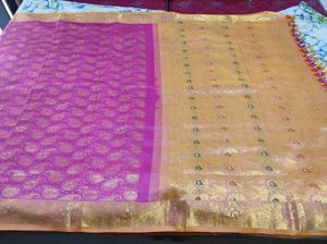 Pink Korvai Kanchipuram Silk With Patli Pallu