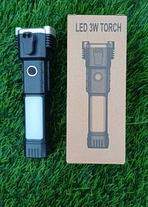New Unopened LED 3W TORCH Power Bank Flashlight