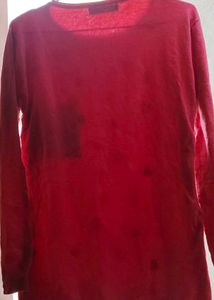 Cute Pink Long Sleeve Top