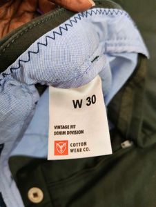 BlackHawk Olive Green Chinos - W30 - Slim Fit