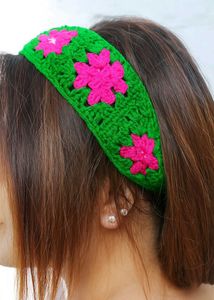 Floral Crochet Headband