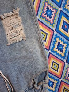 Ripped Denim Jeans