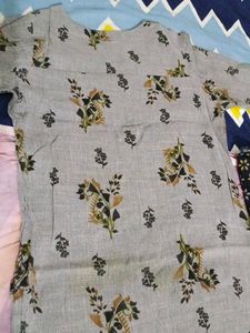 Floral Print Kurti Set