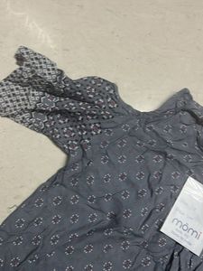 Cold Shoulder Grey Top