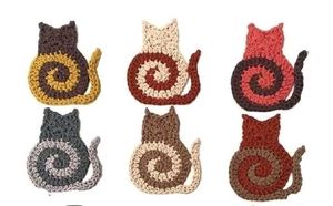 Crochet Cat Keychain