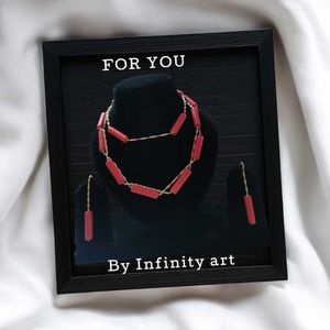 Handmade Carol Beads Necklace Set