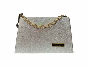 Designer Shiny Sling Bag With Chain and Strap