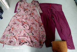 Floral Print Kurti Set