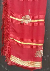 viscose georgette or chiffon saree
