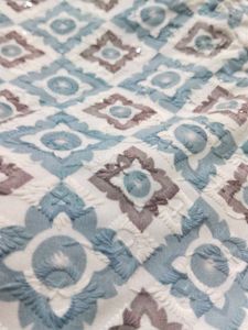 Boys Blue Patterned Suit Set