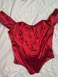 Red Satin Corset