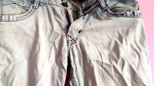 Blue And White 🤍 Combination Man Jeans , Size 38