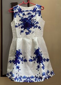 Stunning Royal Printed Dress