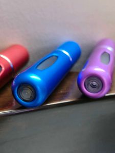 4 Colorful Refillable Perfume Atomizers Bottle