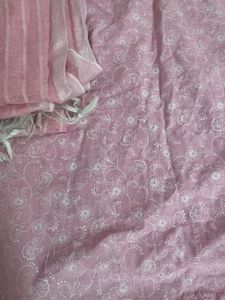 Pink Embroidered Kurta Set