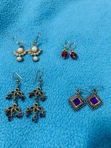 Vintage Earring Bundle - Pack Of 4