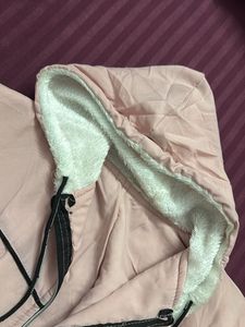 Pink Hooded Winter Jacket