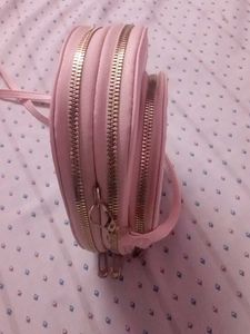 COMBO Of sling bag pink colour And Guess Watch