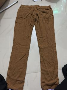 Brown Casual Pants