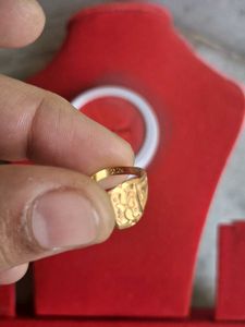 Initial 'Heart shape Gold Ring