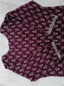 Printed Pure Cotton Kurti In New Condition