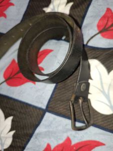 Black Leather Belt