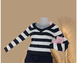 Striped Knit Sweater