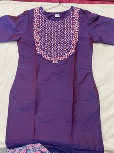 Beautiful Embroidery Kurti 💜