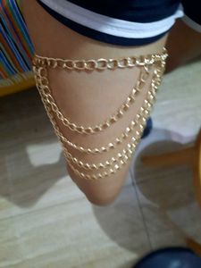 Sexy Gold Chain Garter