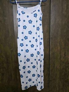 Floral Print Midi Slip Dress