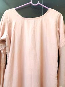 Peach Jarkan Hand Work Embroidery Suit