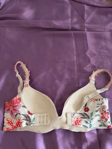 Floral Print Bra