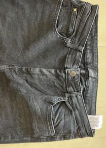 grey black bootcut jeans women