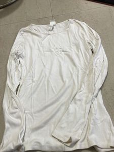 White Long Sleeve Top