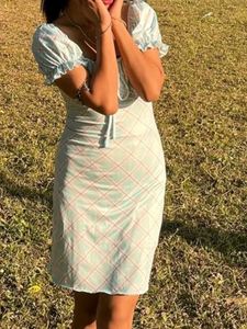 Checkered Mini Dress From Newme