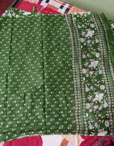 New/Unused Rayon Kurti With Pant , Dupatta Set